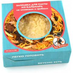 Заправка из кальмара со сливками и грибами Don Kreveton 200 гр.