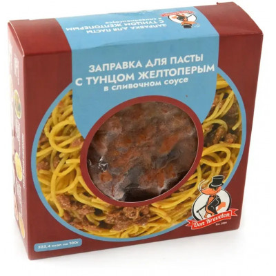 Заправка для пасты с тунцом в сливочном соусе Don Kreveton 200 гр.
